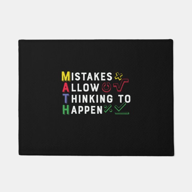 Tapete Matemática do professor de matemática permite que  (Frente)