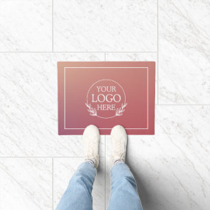 Tapete Matriz de boas-vindas da empresa personalizada com