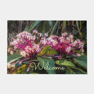 Tapete Matriz de Flores do Clerodendrum Starburst