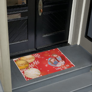 Tapete Matriz de Natal - 24" x Matriz de Portas de 36"