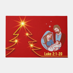 Tapete Matriz de Natal - 24" x Matriz de Portas de 36"