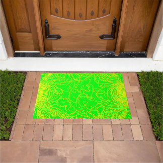 Tapete Matriz de porta amarela