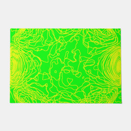 Tapete Matriz de porta amarela