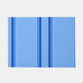 Tapete Matriz de porta azul