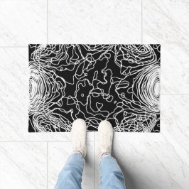 Tapete Matriz de porta branca