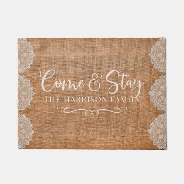 Tapete Matriz de porta de fazenda (Frente)