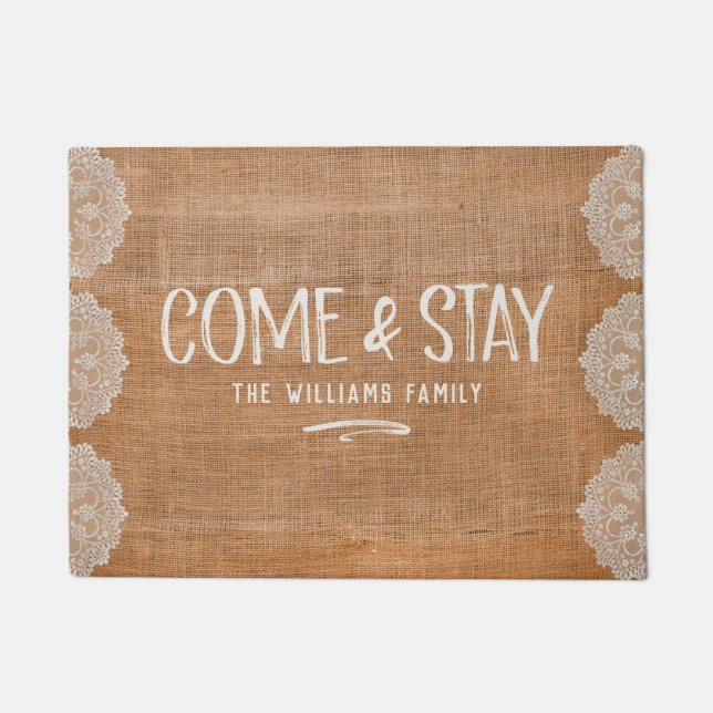 Tapete Matriz de porta de fazenda (Frente)