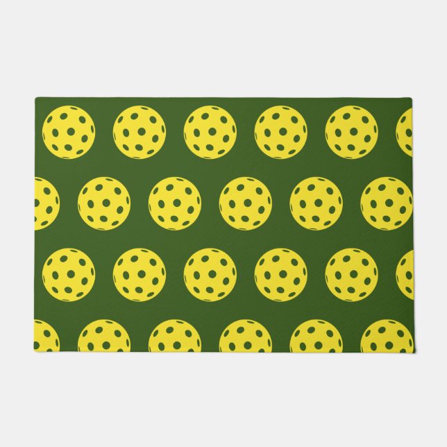 Tapete Matriz de Porta de Pickleball Personalizada (Frente)