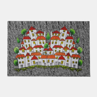 Tapete Matriz de porta (desenhada à mão única)