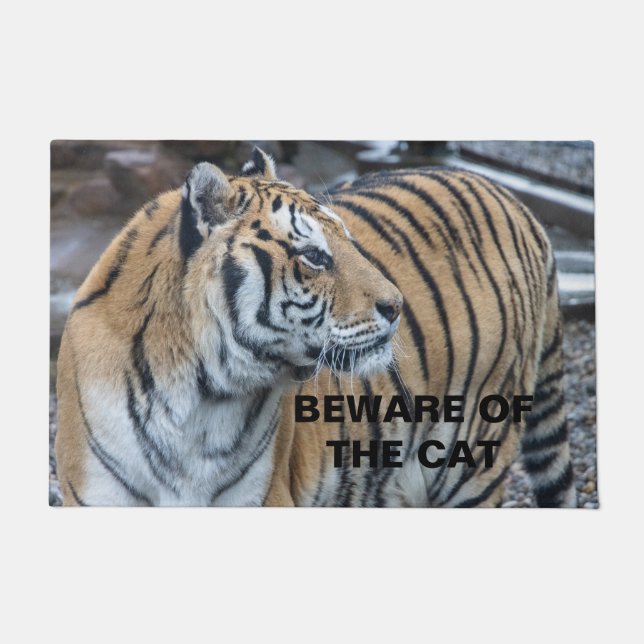 Tapete Matriz de porta do Tigre (Frente)