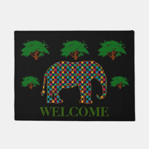 Tapete Matriz de porta elefante