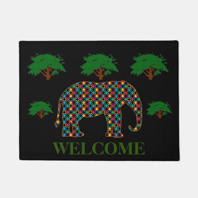 Tapete Matriz de porta elefante (Frente)
