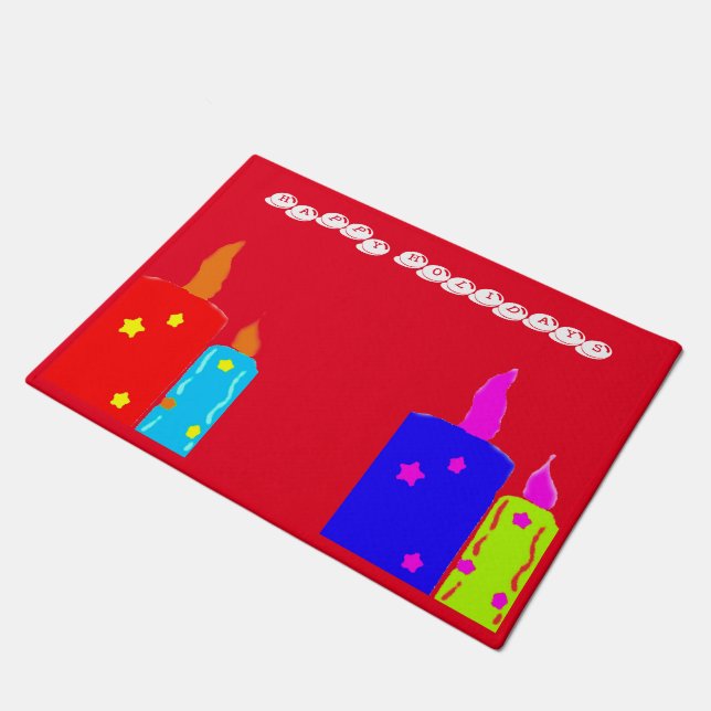 Tapete Matriz de porta festiva (Inclinado)