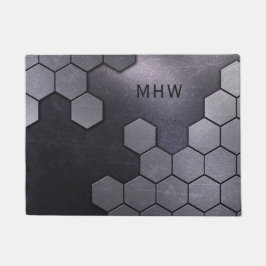 Tapete Matriz de porta monográfica personalizada do padrã