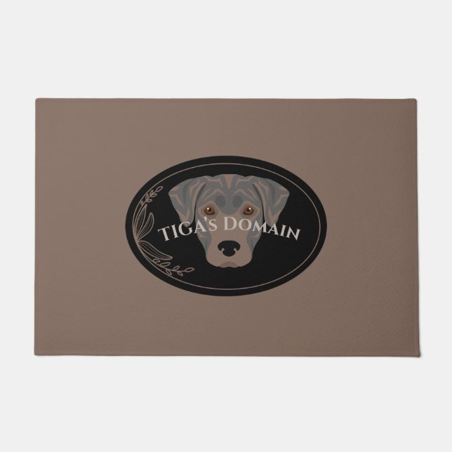 Tapete Matriz de porta personalizável da TIGA (Frente)