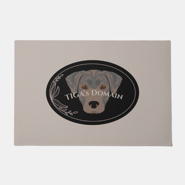 Tapete Matriz de porta personalizável da TIGA (Frente)