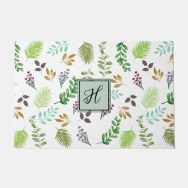 Tapete Matriz de Portas Botânicas Personalizadas