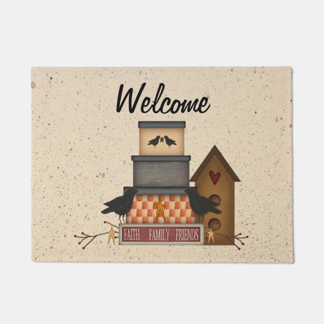 Tapete Matriz de Portas da Família Faith Primitiva (Frente)