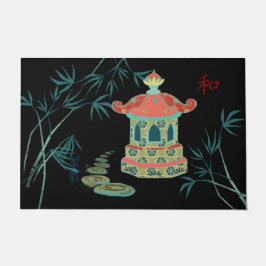 Tapete Matriz de Portas do Templo de Água Japonês