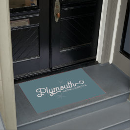 Tapete Matriz de Portas Náuticas de Plymouth Massachusett