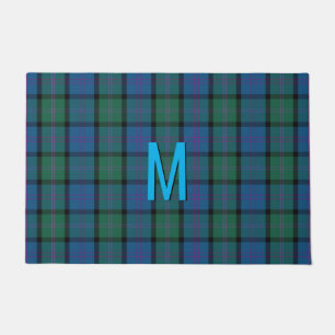 Tapete Matriz de Xadrez MacThomas Tartan Monogramada