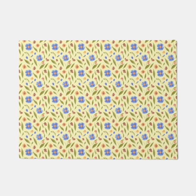 Tapete Matriz Floral de Portas do Jardim Sangrento (Frente)