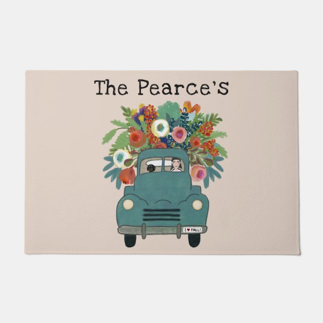 Tapete Matriz Personalizada da Porta de Queda (Frente)