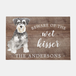 Tapete Matriz Personalizada de Portas Miniatura Schnauzer