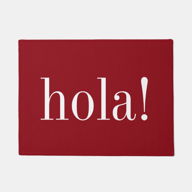 Tapete Mats de Boas-vindas Espanhóis (Frente)