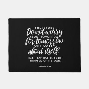 Tapete Matthew 6:34 Bíblia Verse