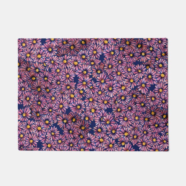 Tapete Mauve Moody Daisies (Frente)