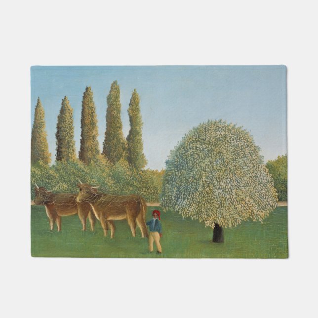 Tapete Meadowland (The Pasture), Henri Rousseau,  1910 (Frente)
