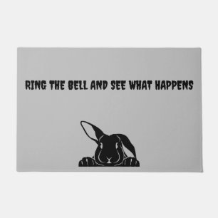 Tapete Mean Bunny Doormat