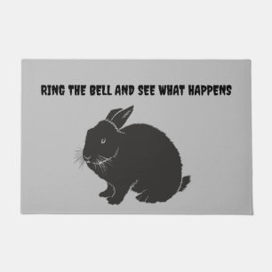Tapete Mean Bunny Doormat