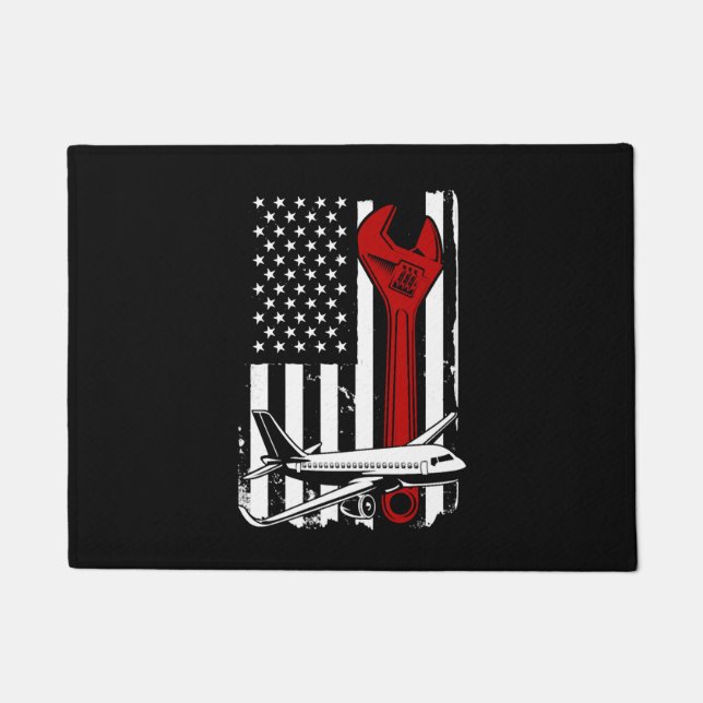 Tapete Mecânica do avião, mecânica  (Frente)