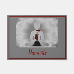 Tapete Meditação de Namaste Buda Meditação de Monk Bo