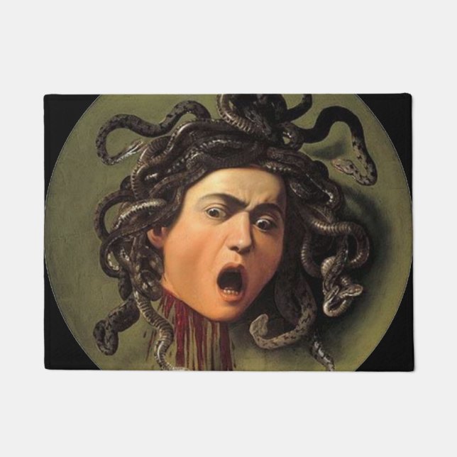 Tapete Medusa Cabeça Por Caravaggio (Frente)