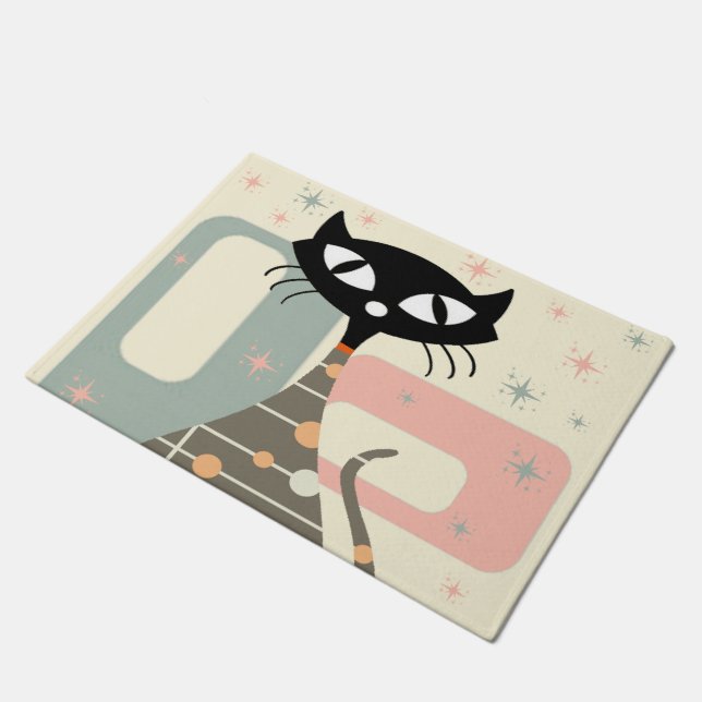 Tapete Meio século De Médio Do Século Moderno (Inclinado)