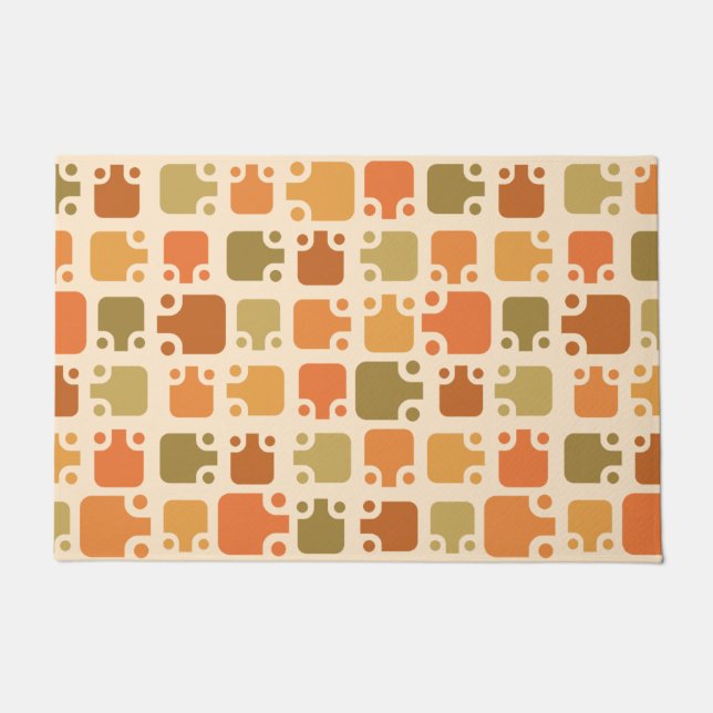 Tapete Meio século Modern Pattern Ochre (Frente)
