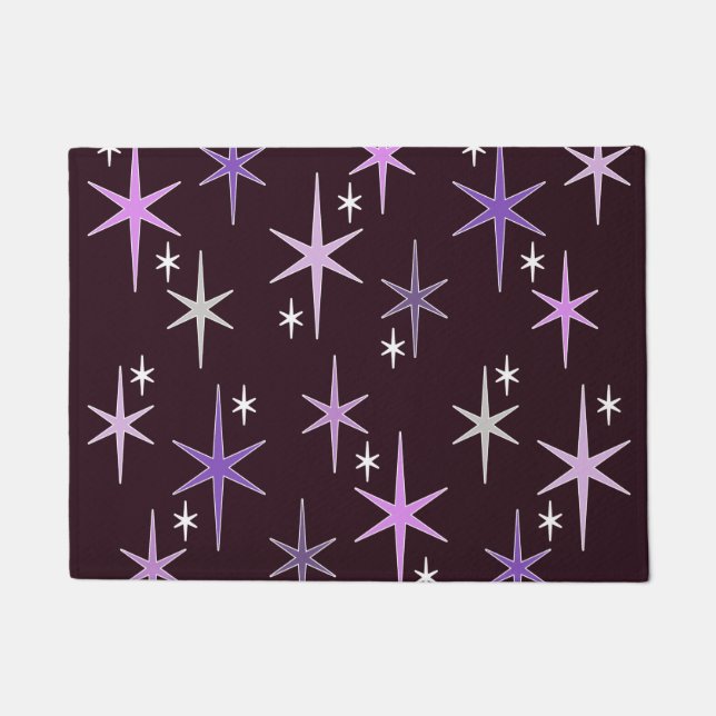 Tapete Meio século Modern Star Sky Purple (Frente)