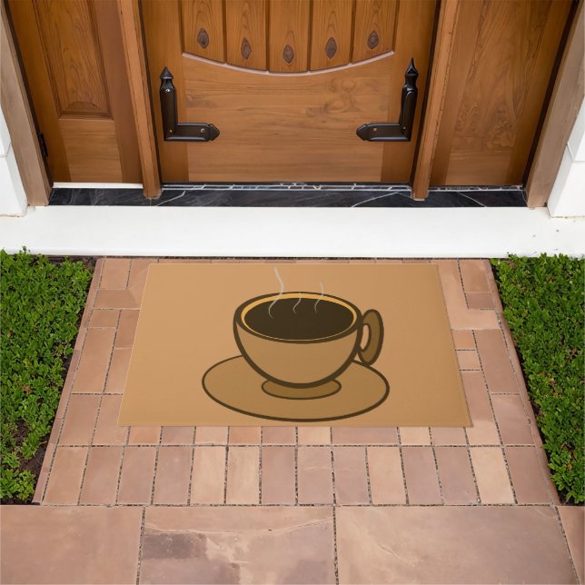 Tapete Meio século Moderno Café Marrom (Ar livre)