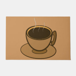 Tapete Meio século Moderno Café Marrom