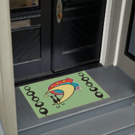 Tapete Meio século Moderno de Cat Boomerang Moon Doormat