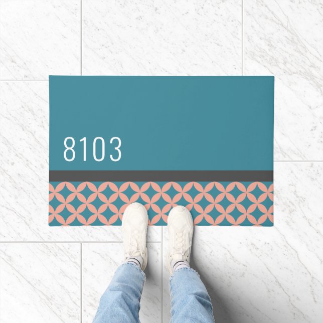 Tapete Meio século moderno endereço residencial dos Anos  (Interior)