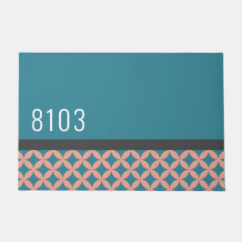 Tapete Meio século moderno endereço residencial dos Anos 