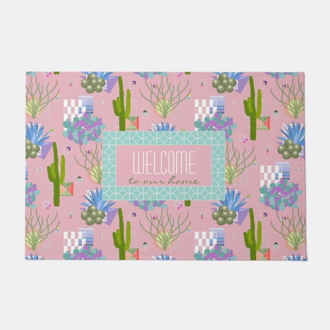 Tapete Meio século Paisagem Moderna do Deserto l Qualquer (Frente)