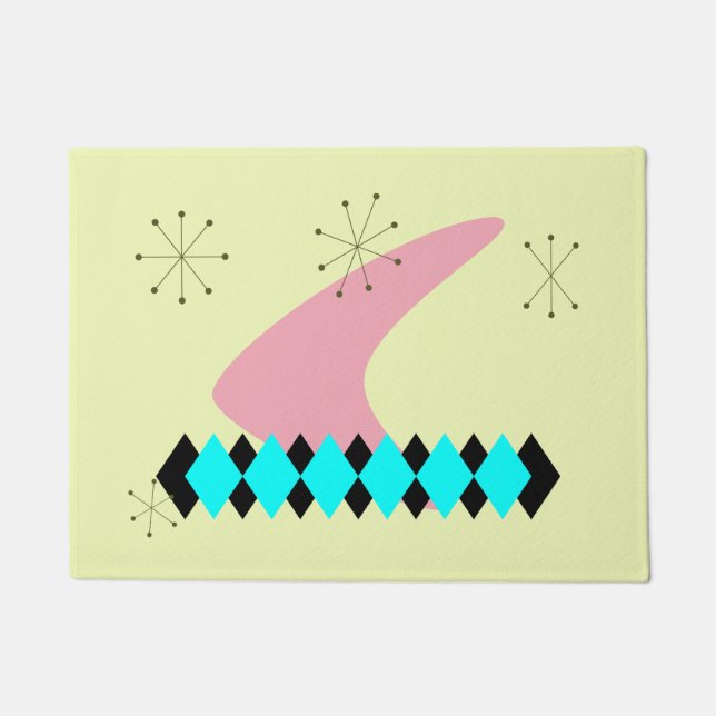 Tapete Meio século retro moderno (Frente)