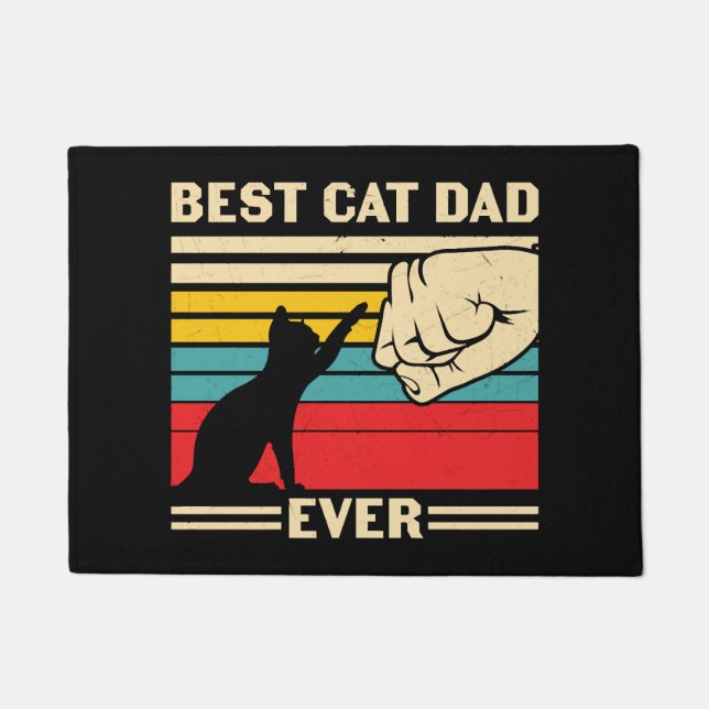 Tapete Melhor Pai De Gato (Frente)