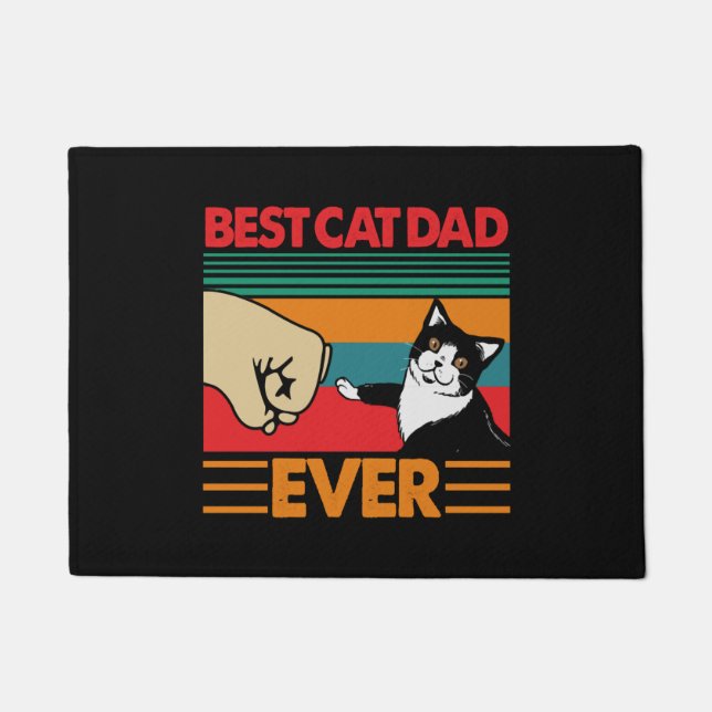 Tapete Melhor Pai De Gato (Frente)