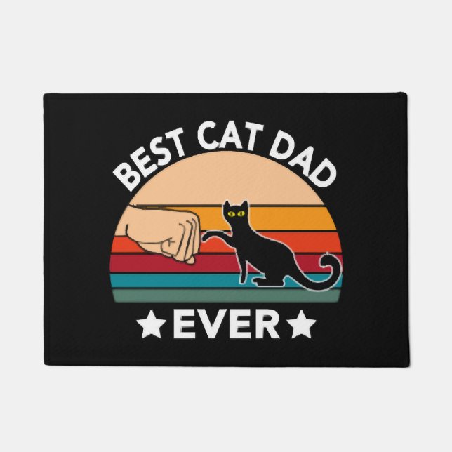 Tapete Melhor Pai De Gato (Frente)